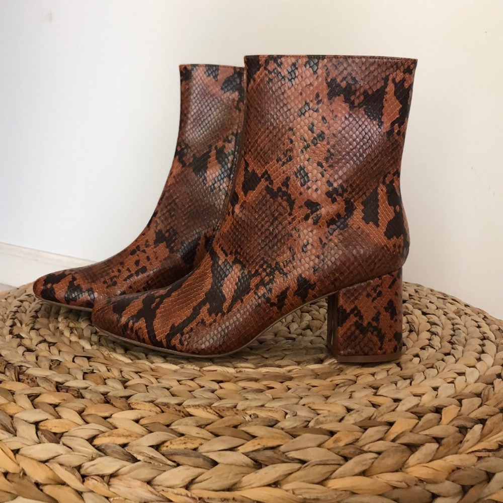 Urban Outfitters snakeskin boots